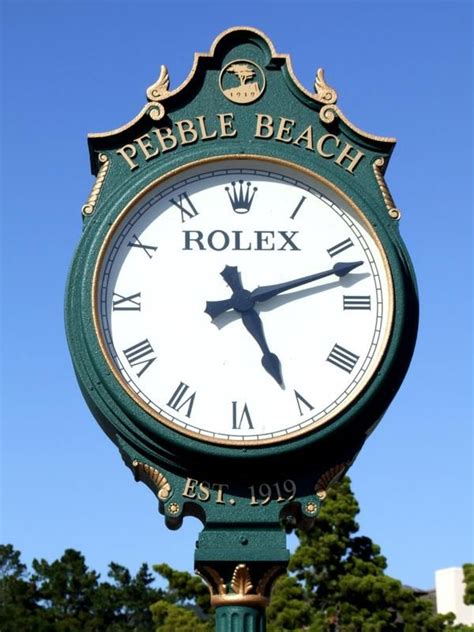 big rolex clock|outdoor rolex clock.